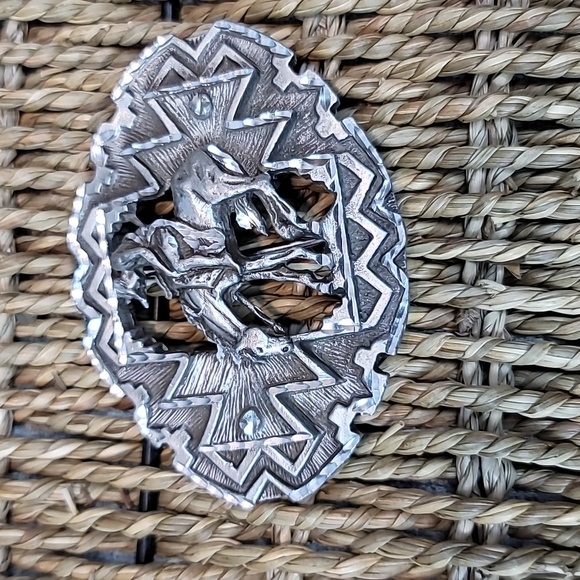 None Other - Vintage End Of The Trail belt buckle